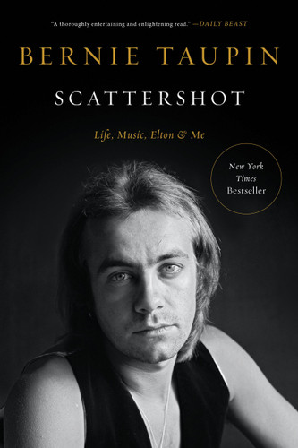 Scattershot: Life, Music, Elton, and Me book cover by Bernie Taupin