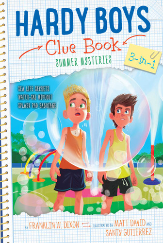 Hardy Boys Clue Book Summer Mysteries 3-in-1: Sea Life Secrets; Water-Ski Wipeout; Splash Pad Sabotage (Hardy Boys Clue Book) book cover by Franklin W. Dixon