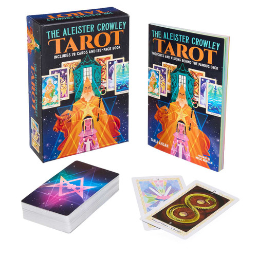 The Aleister Crowley Tarot Book & Card Deck: Includes a 78-Card Deck and a 128-Page Illustrated Book (Sirius Oracle Kits) book cover by Tania Ahsan, Aleister Crowley