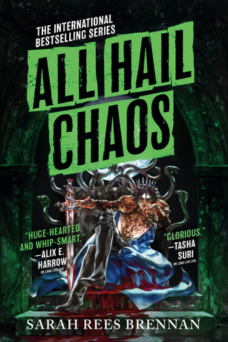 All Hail Chaos (Time of Iron #2) book cover by Sarah Rees Brennan