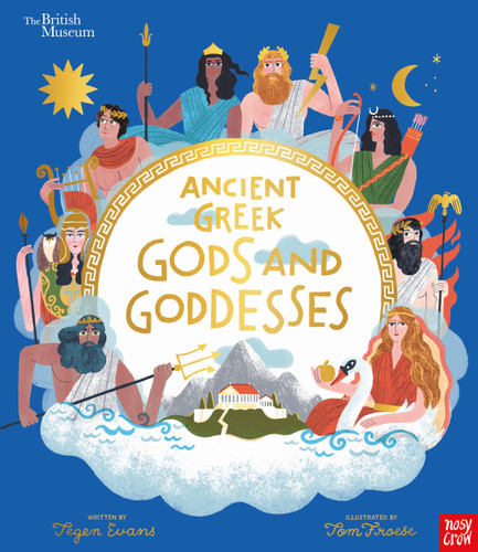 Ancient Greek Gods and Goddesses (Picture History) book cover by Tegen Evans