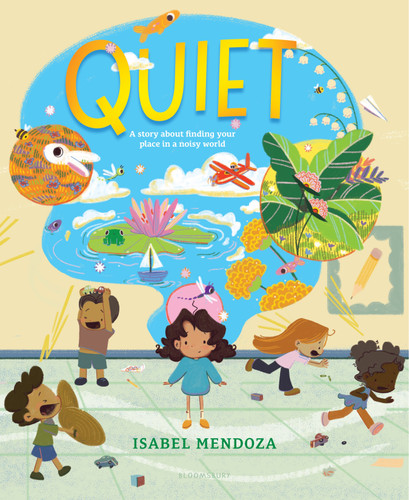 Quiet book cover by Isabel Mendoza