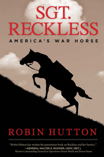 Sgt. Reckless: America's War Horse book cover by Robin Hutton