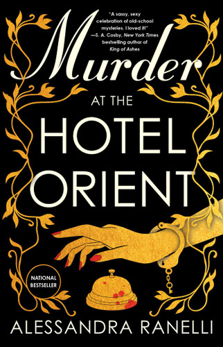 Murder at the Hotel Orient book cover by Alessandra Ranelli