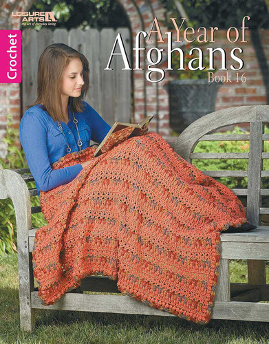 A Year of Afghans, Book 16 book cover by Leisure Arts