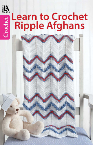 Learn to Crochet Ripple Afghans: Master This Technique for Classic Throws! book cover by Leisure Arts