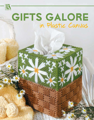 Gifts Galore in Plastic Canvas book cover by Leisure Arts