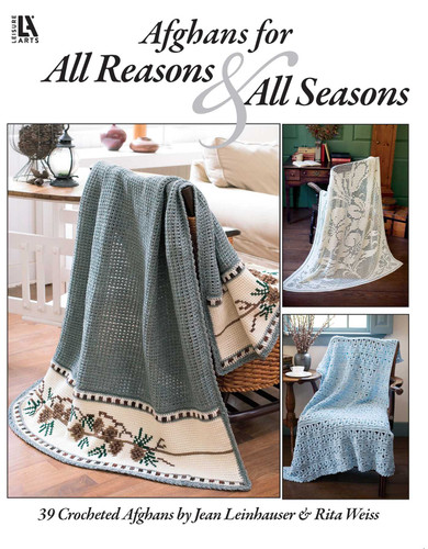 Afghans for All Reasons & All Seasons: 39 Crocheted Afghans book cover by Leisure Arts
