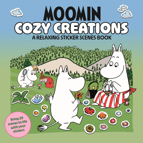 Moomin Cosy Creations: A Relaxing Sticker Scenes Book book cover by Macmillan Children's Books
