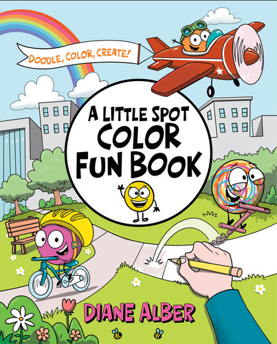 A Little Spot Color Fun Book: Doodle, Color, Create! book cover by Diane Alber