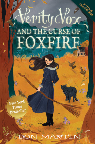 Verity Vox and the Curse of Foxfire book cover by Don Martin