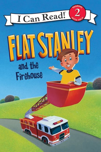 Flat Stanley and the Firehouse (I Can Read Level 2) book cover by Jeff Brown