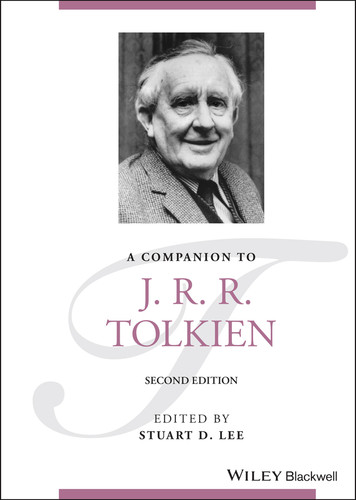 A Companion to J. R. R. Tolkien (Blackwell Companions to Literature and Culture) book cover by 