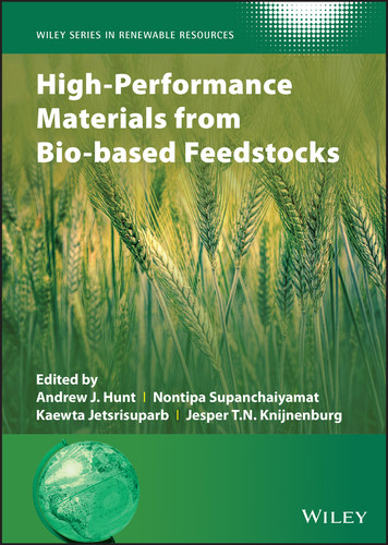 High-Performance Materials from Bio-based Feedstocks (Wiley Series in Renewable Resource) book cover by 