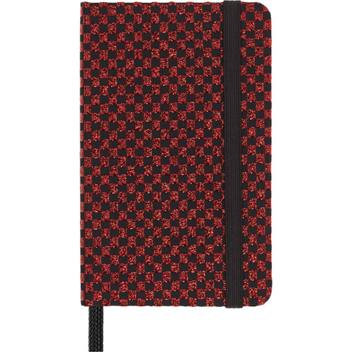 Moleskine Limited Edition Notebook Holiday Shine Box, Extra Small, Plain, Metallic Red, Hard Cover (2.5 x 4) book cover by Moleskine