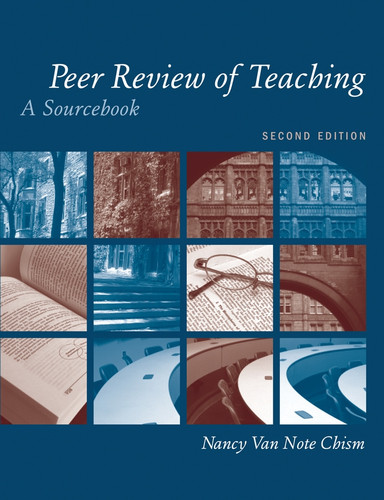 Peer Review of Teaching: A Sourcebook (JB - Anker) book cover by Nancy Van Note Chism