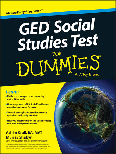 GED Social Studies For Dummies book cover by Achim K. Krull, Murray Shukyn