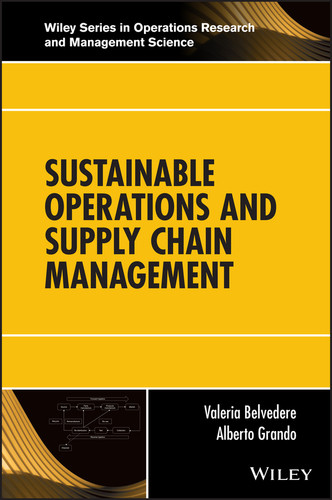 Sustainable Operations and Supply Chain Management (Wiley Series in Operations Research and Management Science) book cover by Valeria Belvedere, Alberto Grando