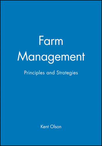 Farm Management: Principles and Strategies book cover by Kent Olson