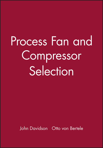 Process Fan and Compressor Selection book cover by 