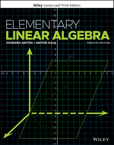 Elementary Linear Algebra book cover by Howard Anton, Anton Kaul