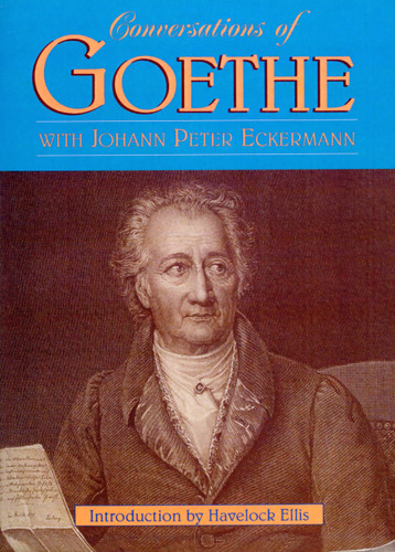 Conversations Of Goethe book cover by Johann Peter Eckermann