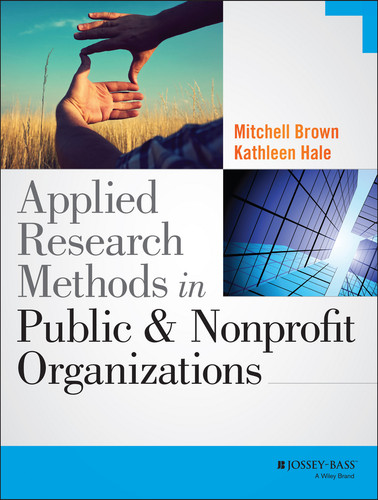 Applied Research Methods in Public and Nonprofit Organizations book cover by Mitchell Brown, Kathleen Hale