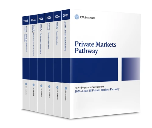 2026 CFA Program Curriculum Level III Private Markets Pathway Box Set book cover by CFA Institute