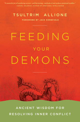 Feeding Your Demons: Ancient Wisdom for Resolving Inner Conflict book cover by Tsultrim Allione