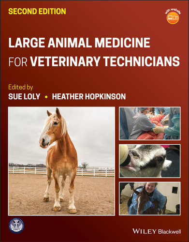 Large Animal Medicine for Veterinary Technicians book cover by 