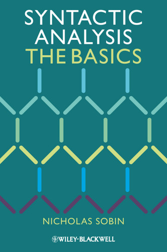 Syntactic Analysis: The Basics book cover by Nicholas Sobin