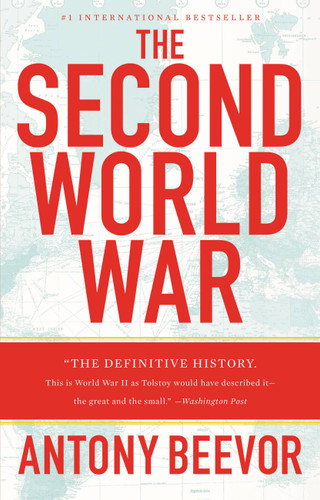 The Second World War book cover by Antony Beevor
