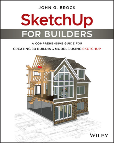 SketchUp for Builders: A Comprehensive Guide for Creating 3D Building Models Using SketchUp book cover by John G. Brock