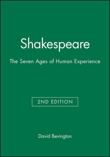 Shakespeare: The Seven Ages of Human Experience book cover by David Bevington