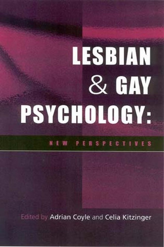 Lesbian and Gay Psychology: New Perspectives book cover by 