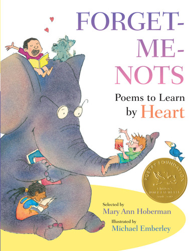 Forget-Me-Nots: Poems to Learn by Heart book cover by Mary Ann Hoberman