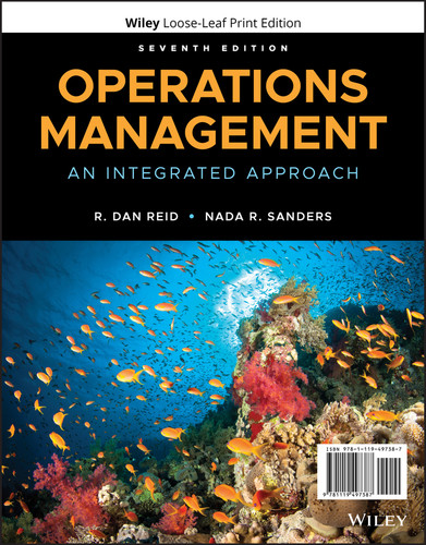 Operations Management: An Integrated Approach book cover by R. Dan Reid, Nada R. Sanders