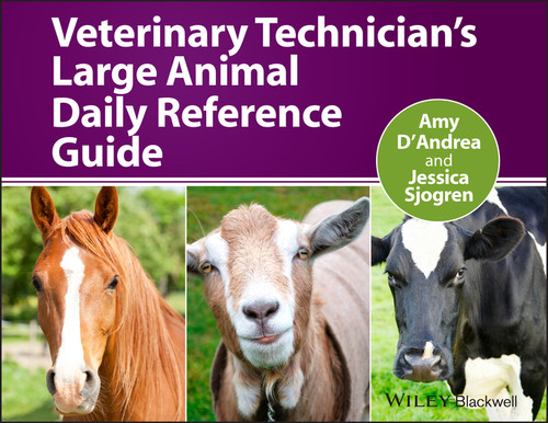 Veterinary Technician's Large Animal Daily Reference Guide book cover by 