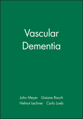 Vascular Dementia book cover by 