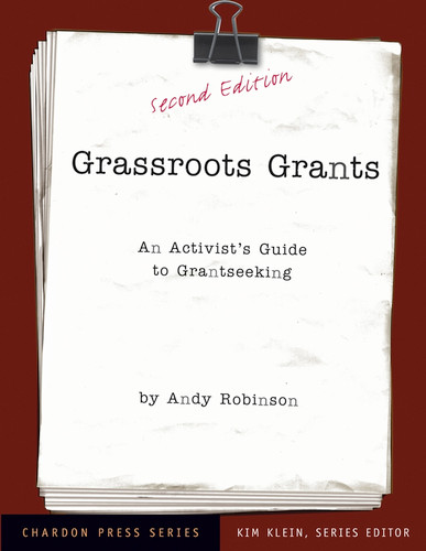 Grassroots Grants: An Activist's Guide to Grantseeking (Kim Klein's Fundraising Series) book cover by Andy Robinson