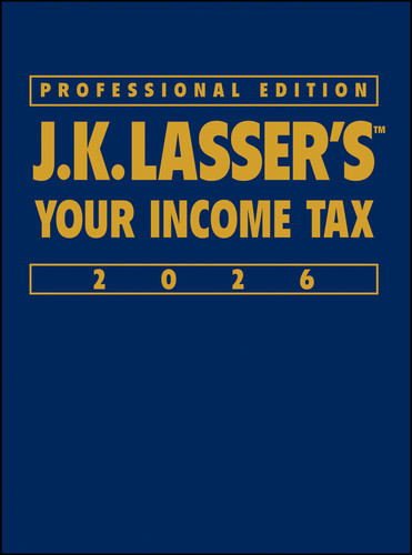 J.K. Lasser's Your Income Tax 2026, Professional Edition book cover by J.K. Lasser Institute