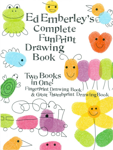 Ed Emberley's Complete Funprint Drawing Book book cover by Ed Emberley