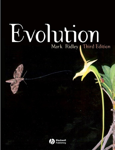Evolution book cover by Mark Ridley