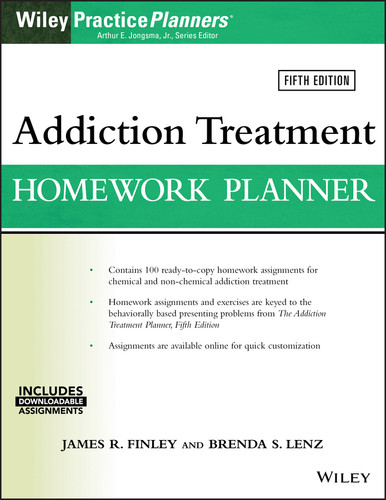 Addiction Treatment Homework Planner (PracticePlanners) book cover by 