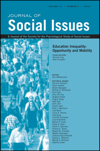 Education Inequality: Opportunity and Mobility (Journal of Social Issues (JOSI)) book cover by Norman Eng, Allan C. Ornstein