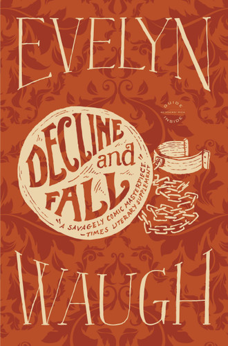 Decline and Fall book cover by Evelyn Waugh