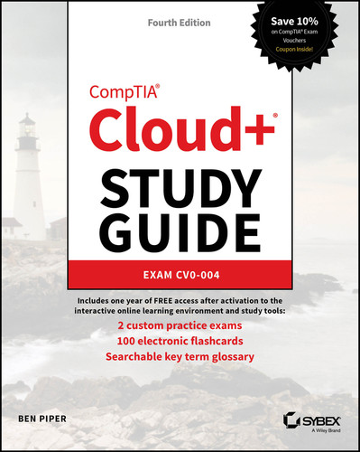CompTIA Cloud+ Study Guide: Exam CV0-004 (Sybex Study Guide) book cover by Ben Piper