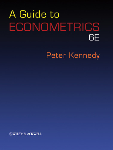 A Guide to Econometrics book cover by Peter Kennedy