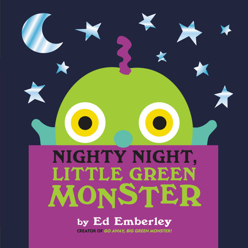 Nighty Night, Little Green Monster book cover by Ed Emberley