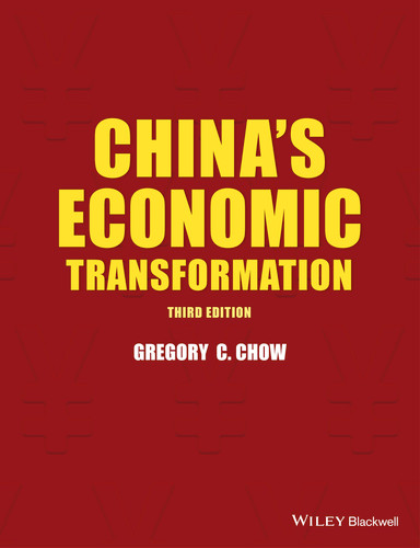 China's Economic Transformation book cover by Gregory C. Chow